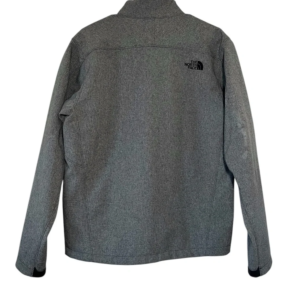 The North Face Men's Gray‎ Jacket Full Zip Pockets Sz M